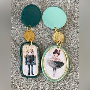 Handmade Polymer clay earrings by Susie Quinn